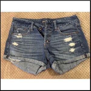 A&F jean shorts
